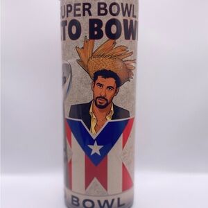 Bad bunny Super Bowl tumbler 20oz